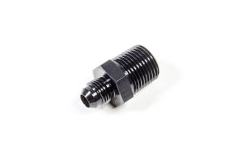 Triple X Race Components - Triple X Race Co. Adapter Fitting Straight 6 AN Male to 1/2" NPT Male Aluminum - Black Anodize