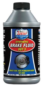 Lucas Oil Products - Lucas Oil Products DOT 3 Brake Fluid Synthetic - 12.00 oz