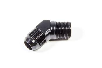 Triple X Race Components - Triple X Race Co. Adapter Fitting 45 Degree 10 AN Male to 1/2" NPT Male Aluminum - Black Anodize