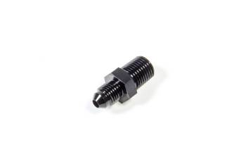 Triple X Race Components - Triple X Race Co. Adapter Fitting Straight 4 AN Male to 1/4" NPT Male Aluminum - Black Anodize