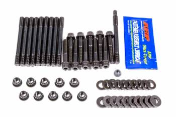 ARP - ARP Hex Nuts Main Stud Kit 4-Bolt Mains Chromoly Black Oxide - Ford Coyote