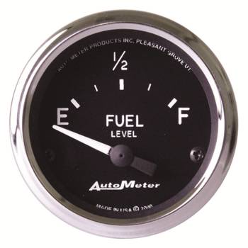 Auto Meter - Auto Meter Cobra Fuel Level Gauge 16-158 ohm Electric Analog - Short Sweep