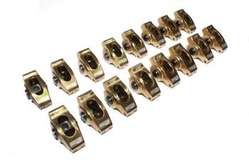 Comp Cams - Comp Cams 7/16" Stud Mount Rocker Arm 1.72 Ratio Full Roller Aluminum - Red Anodize
