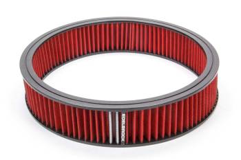Edelbrock - Edelbrock Pro-Flo Air Filter Element 14" Diameter 3" Tall Cotton - Red