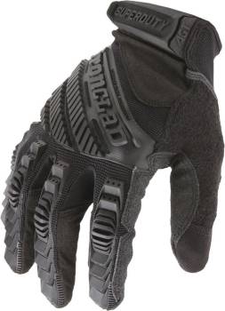 Ironclad Performance Wear - Ironclad Shop Gloves Super Duty Stealth Velcro Closure Synthetic Leather - Black