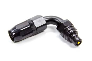 Jiffy-tite - Jiffy-tite 2000 Series Quick Release Hose End 90 Degree 4 AN Hose to Quick Release Plug Valved - FKM Seal