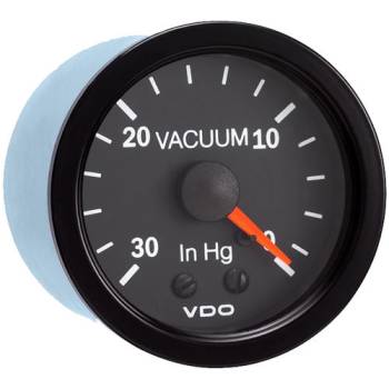 VDO - VDO Vision Vacuum Gauge 0-30" HG Mechanical Analog - 2-1/16" Diameter