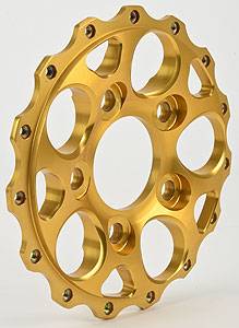 Weld Racing - Weld Racing Magnum 2.0 Wheel Center Section 5 x 4.75" Bolt Pattern Aluminum Gold Anodize - Each