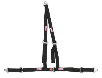 RJS Racing Equipment - RJS Racing Equipment Buggy Belt Harness 4 Point Push Button Buckle Pull Down Adjust - Bolt-On