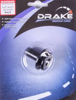 Drake Muscle Cars - Drake Muscle Cars Aluminum Shifter Boot Retainer Black Anodize - Ford Mustang 2005-09