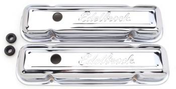 Edelbrock - Edelbrock Signature Series Valve Covers - 62-79 Pontiac 301-455