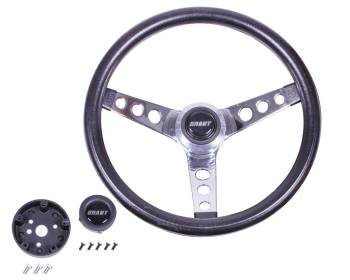Grant Products - Grant Steering Wheels Classic Steering Wheel 13-1/2" Diameter 3-Spoke Black Foam Grip - Steel
