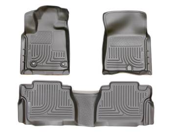 Husky Liners - Husky Liners Front/2nd Seat Floor Liner Weatherbeater Plastic Black - Toyota Tundra 2014-15