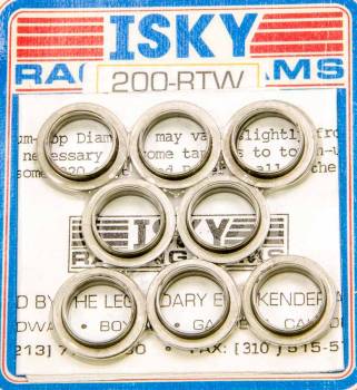 Isky Cams - Isky Cams Steel Flat Washer Isky Lifter Rev Kit - Set of 16