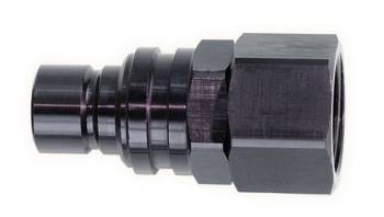 Jiffy-tite - Jiffy-tite 5000 Series Quick-Connect -10 AN Female Plug Fitting - Valved - Fluorocarbon Seal - Stealth Black Finish