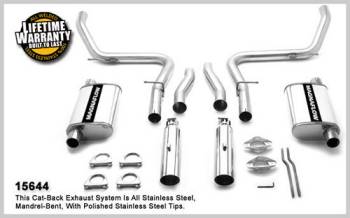 Magnaflow Performance Exhaust - Magnaflow Stainless Steel Cat-Back Performance Exhaust System - 4 x 9 x 14 in. Muffler