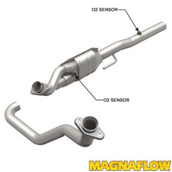 Magnaflow Performance Exhaust - Magnaflow Performance Exhaust Direct-Fit Catalytic Converter Replacement Stainless Natural - Mopar V6/Small Block Mopar
