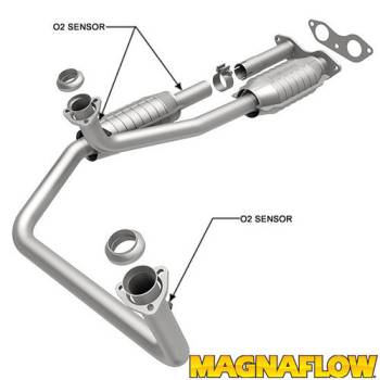 Magnaflow Performance Exhaust - Magnaflow Performance Exhaust Direct-Fit Catalytic Converter Replacement Stainless Natural - Small Block Chevy