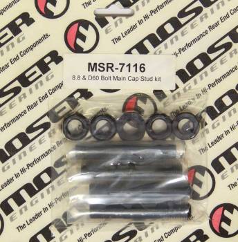 Moser Engineering - Moser Engineering Differential Main Cap Stud 1/2-13 and 1/2-20" Thread 3.125" Long Chromoly - Black Oxide