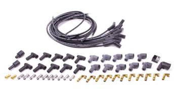 Moroso Performance Products - Moroso Blue Max Spiral Core Universal Ignition Wire Set - 8 Cylinder Engines - Plug Terminals/Boots: 135; Dist - Terminals/Boots: HEI & Non-HEI; Wire Color: Black