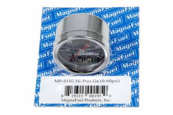 MagnaFuel - MagnaFuel 0-60 psi Pressure Gauge Mechanical Analog 1-1/2" Diameter - 1/8" NPT Port