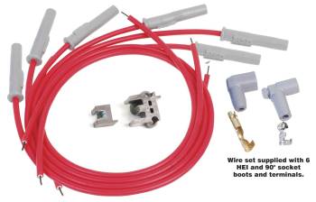 MSD - MSD 8.5mm Spark Plug Wire Set - Red