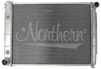 Northern Radiator - Northern 26-1/4" W x 18-1/2" H x 3-1/8" D Radiator Pass Inlet/Driver Outlet Aluminum Natural - Auto-Trans
