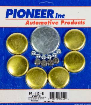 Pioneer Automotive Products - Pioneer 390 Ford Freeze Plug Kit - Brass