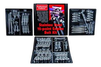 Professional Products - Professional Products Engine Bolt Kit - Includes Bolts For Intake Manifold / Alternator / Water Pump