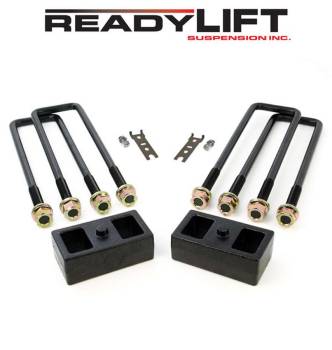 ReadyLift - ReadyLift 2" Lift Leaf Spring Block Hardware Included Rear Iron - Natural