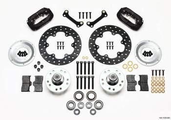 Wilwood Engineering - Wilwood Dynalite Brake System Front 4 Piston Caliper 10.750" Drilled Steel Rotor - Offset