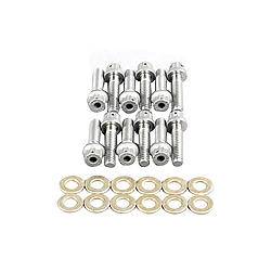 Wilwood Engineering - Wilwood Stainless Steel Rotor Bolt Kit - For GT Hats - (12) 1/4"-20 x 1.00"