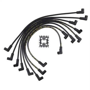 Accel - ACCEL Super Stock Spiral Spark Plug Wire Set - Custom Fit - 8mm - Spiral Core - Black