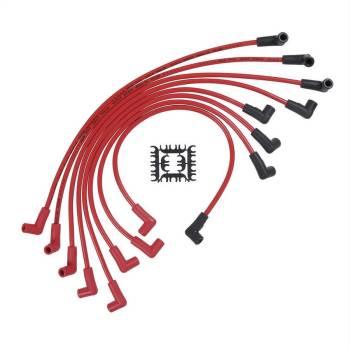 ACCEL - ACCEL Super Stock Spiral Spark Plug Wire Set - Custom Fit - 8mm - Spiral Core - Red