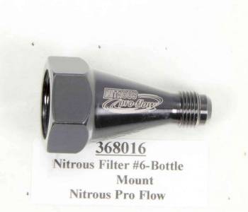Wilson Manifolds - Nitrous Pro Flow #6 AN Bottle Mounted Filter/Line Adapter