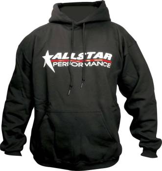 Allstar Performance - Allstar Performance Hooded Sweatshirt - Black - X-Large