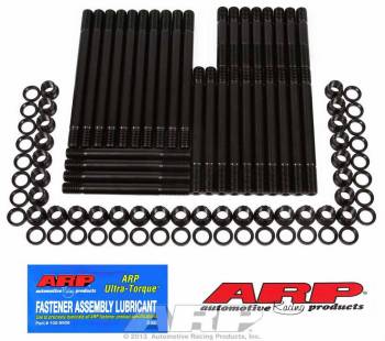 ARP - ARP Cylinder Head Stud 12 Point Nuts Chromoly Black Oxide - Brodix SR20 Head