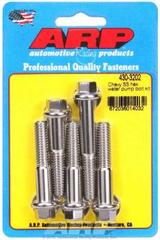 ARP - ARP Stainless Steel Water Pump Bolt Kit - All Chevy V8 - Long Water Pump - 6 Point