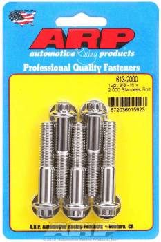 ARP - ARP Stainless Steel Bolt Kit - 12 Point (5) 3/8-16 x 2.000