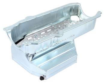 Champ Pans - Champ Pans CP100LT-RR Series Road Race Oil Pan w/ Louvered Windage Tray - 8 Quart - 7" Deep - SB Chevy 1986-Up - Camaro Front Stub