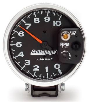 Auto Meter - Auto Gage Monster Shift-Lite Tachometer - 5 in.