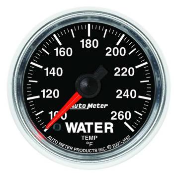 Auto Meter - Auto Meter GS Electric Water Temperature Gauge - 2-1/16"