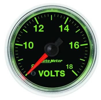 Auto Meter - Auto Meter GS Electric Voltmeter Gauge - 2-1/16"