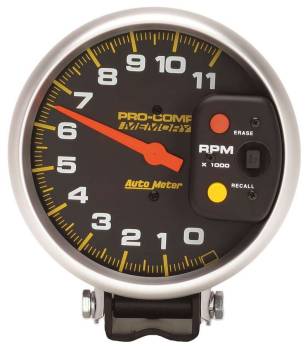 Auto Meter - Auto Meter 11,000 RPM Pro-Comp 5" Monster Memory Tachometer