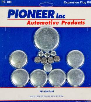 Pioneer Automotive Products - Pioneer 302 Ford Freeze Plug Kit - Steel