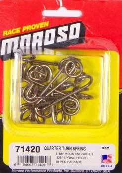 Moroso Performance Products - Moroso Quick Fastener Spring - 1 3/8" Spring; Spring Height: .325" - (10 Pack)