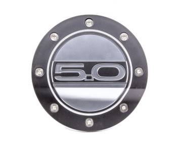 Scott Drake - Drake Automotive Group 5.0 Logo Fuel Door Plastic Black/Silver