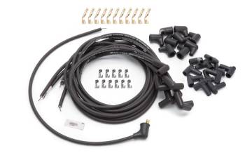 Edelbrock - Edelbrock Max-Fire Spark Plug Wire Set Spiral Core 8.5 mm 90 Degree Plug Boots HEI/Socket Style Cut-To-Fit - Black