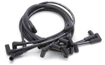 Edelbrock - Edelbrock Max-Fire Spark Plug Wire Set Spiral Core 8.5 mm 90 Degree Plug Boots HEI/Socket Style Small Block Chevy - Black