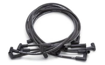 Edelbrock - Edelbrock Max-Fire Spark Plug Wire Set Spiral Core 8.5 mm 90 Degree Plug Boots HEI/Socket Style Small Block Chevy - Black